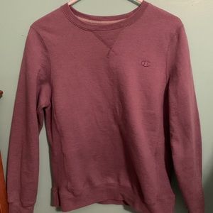 light purple champion crew neck